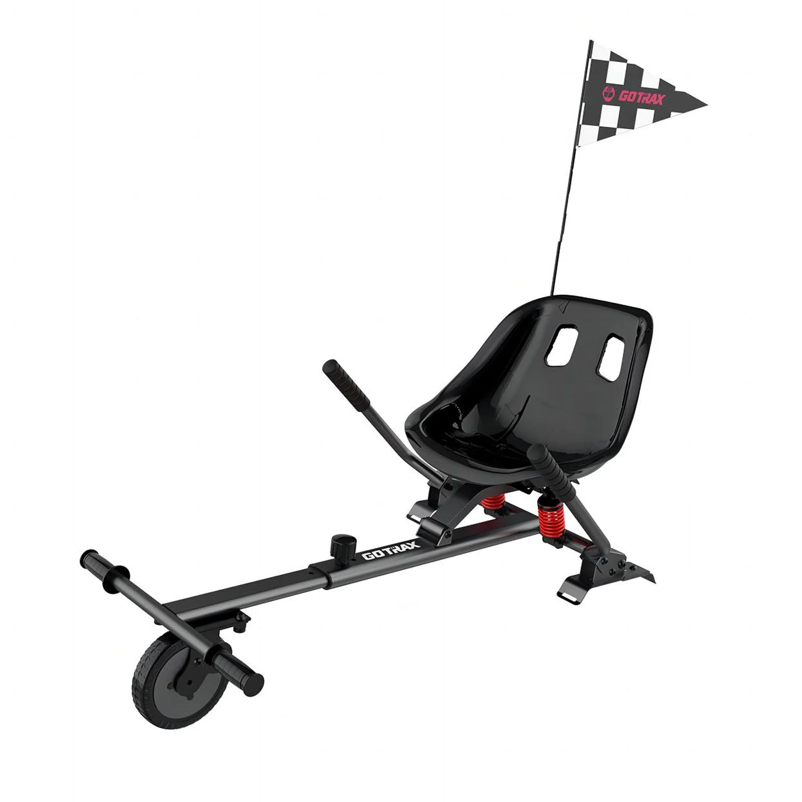 Hover Kart with Rear Shock Absorption